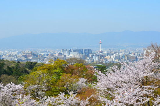 Blick auf Kyoto