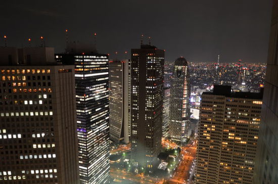 Blick über Tokio...