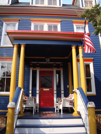 Eines der hübschen Häuser