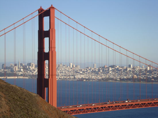 Wir hatten großes Glück und an den drei Tagen unseres Aufenthalts hatten wir fast immer super Sicht auf die Brücke!