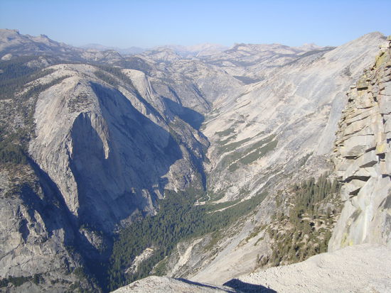 Ausblick vom Halfdome-Gipfel
