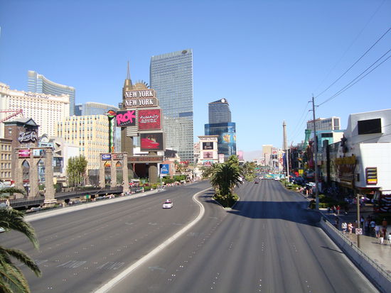 Der Strip am Tag - und Las Vegas schläft