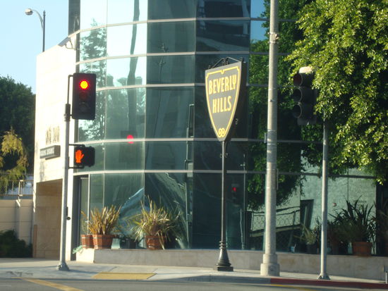 Dann etwas durch Beverly Hills fahren...