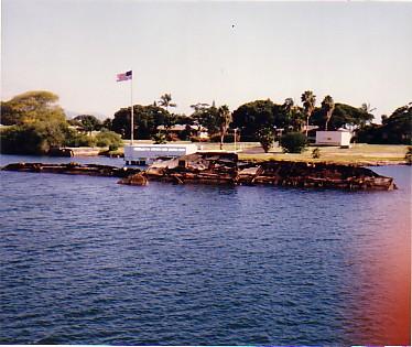 MS Utah - Kriegsdenkmal in Pearl Harbour