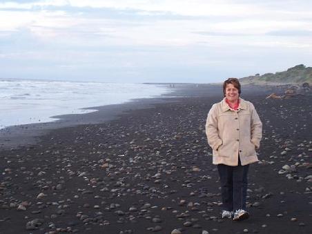 Lynley am Strand