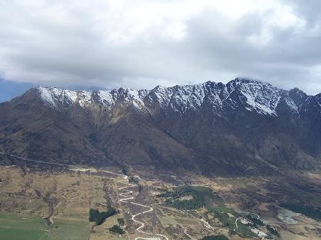 Die Aussicht auf "The Remarkables", sie waren auch im Film.