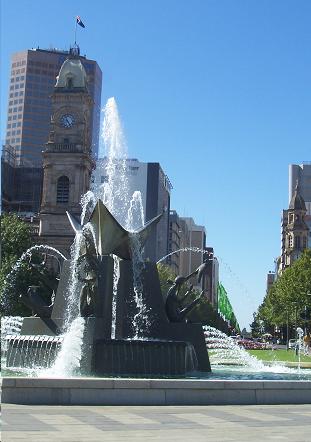 Die Fountaine im City-Centre