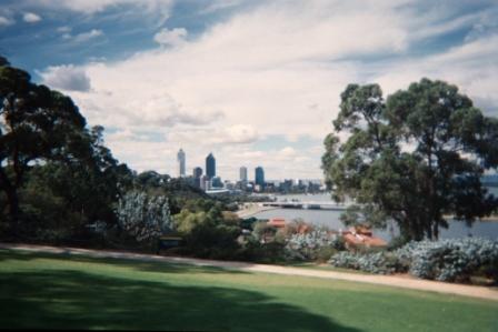 Aussicht auf Perth-City