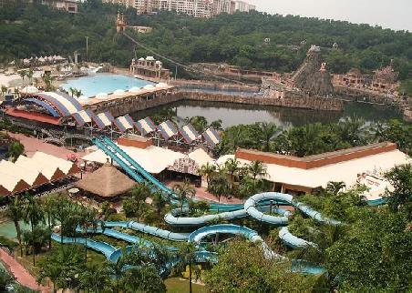 Uebersicht ueber die Sunway Lagoon.