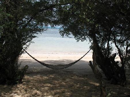 Unsere Aussicht auf den Strand