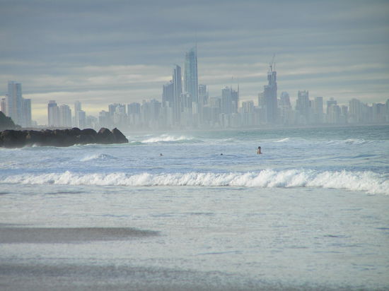 Blick von Point Danger auf Gold Coast