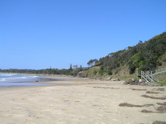 Frühstück am "Safety Beach"