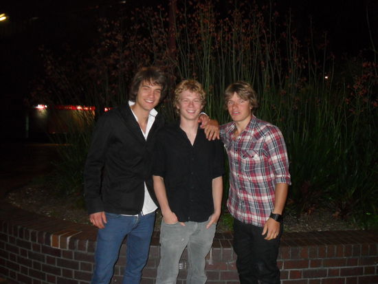 Auf dem Weg zum Club