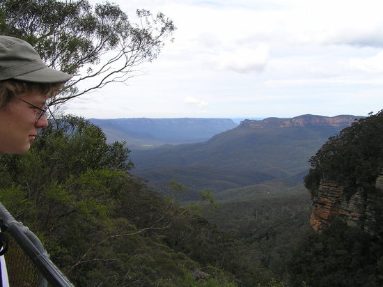 von einem anderen Lookout aus der Blick in die Ferne