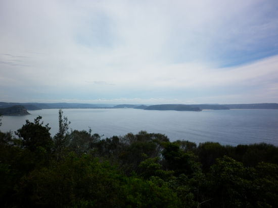 mit diesem Blick über den Pazifik.