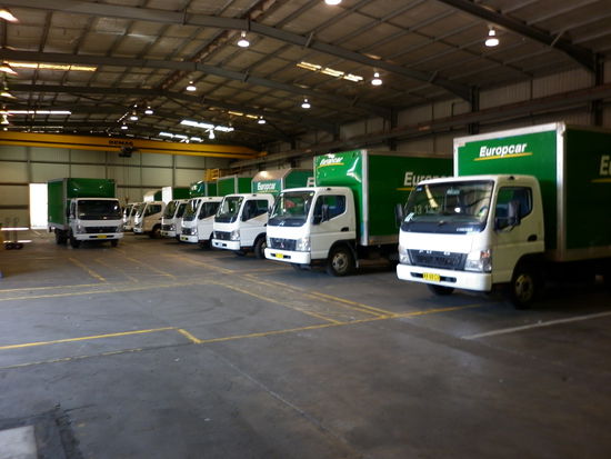 3-Tonnen-Trucks. In Australien darf man diese mit einem normalen Führerschein fahren!