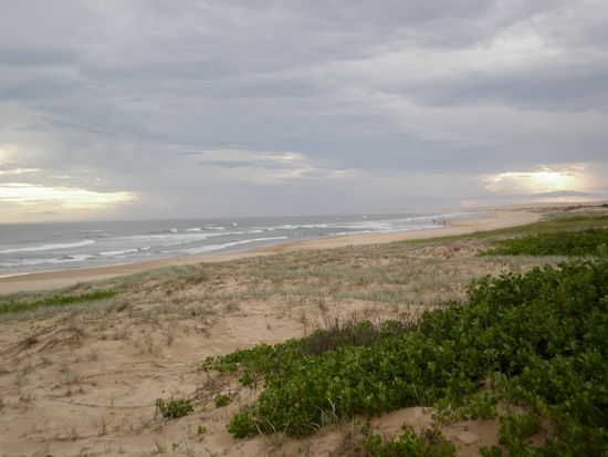 Das waren die letzten Regenwolken, die vorbeizogen...