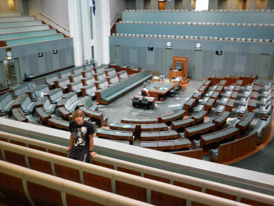 Im Repräsentanten Haus.