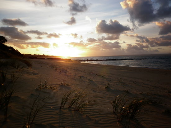 Nach dem Abendbrot gab es diesen epischen Sonnenuntergang.