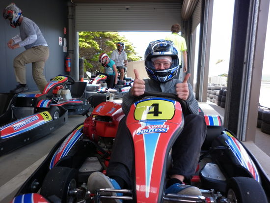 Daumen hoch! Auch wenn Konrad hinter mir parkt 