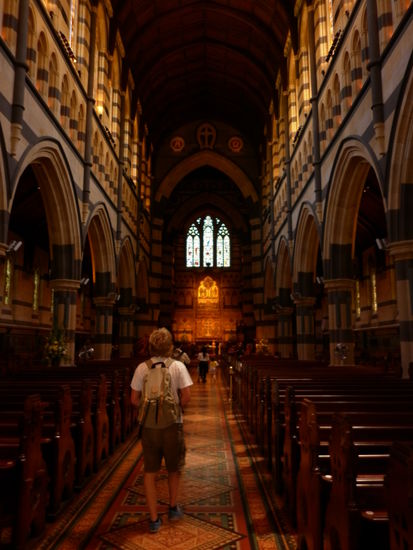 Die noch leere, aber dafür umso beeindruckendere St. Paul's Cathedral