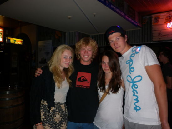 Simone, Konrad, Valentina und Tobi