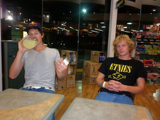 Päuschen im Subway...