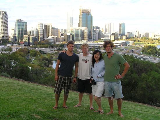 Blick vom Kings Park auf Perth