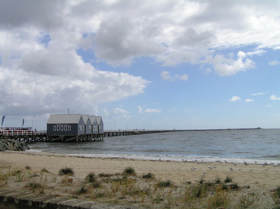 Der 2 Kilometer lange Jetty