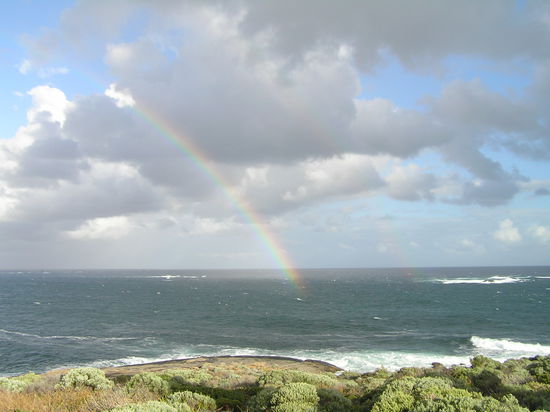 Sogar mit Regenbogen 