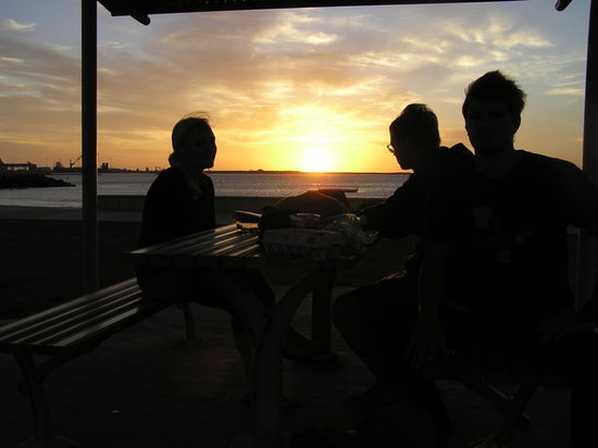 Die BBQ's hatten die perfekte Lage. Geraldton hat mir sehr gut gefallen!