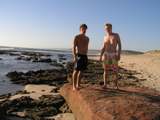 Der Strand bei Kalbarri.