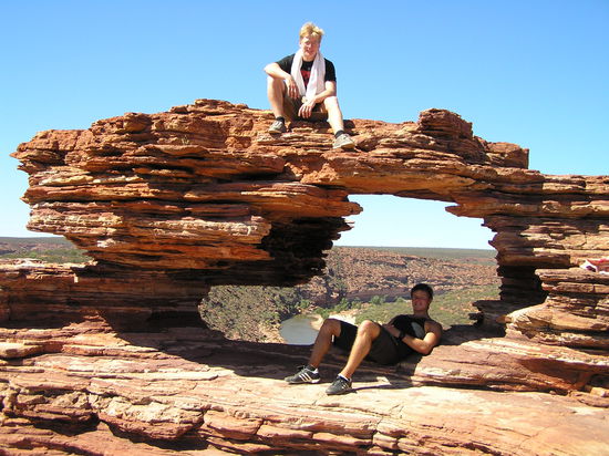 Für "Nature's Window" ist der Park berühmt.