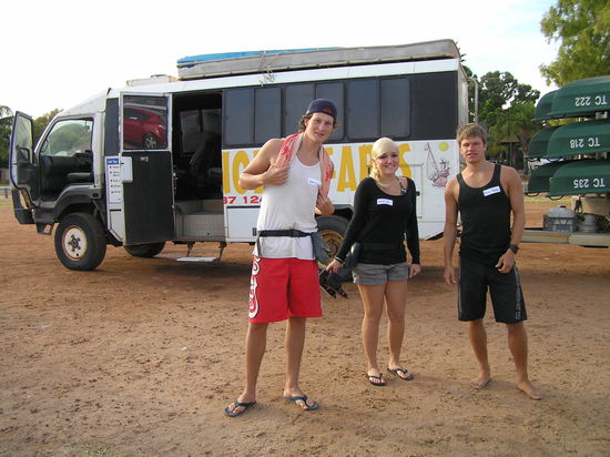 bevor die richtige Tour los ging.