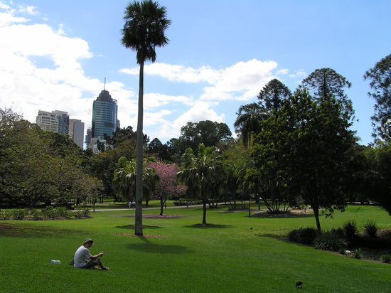 Botanic Gardens in der Stadt...