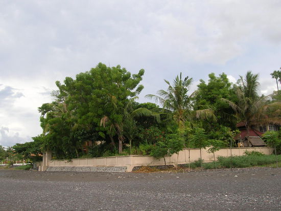 Unser Anwesen vom Strand aus