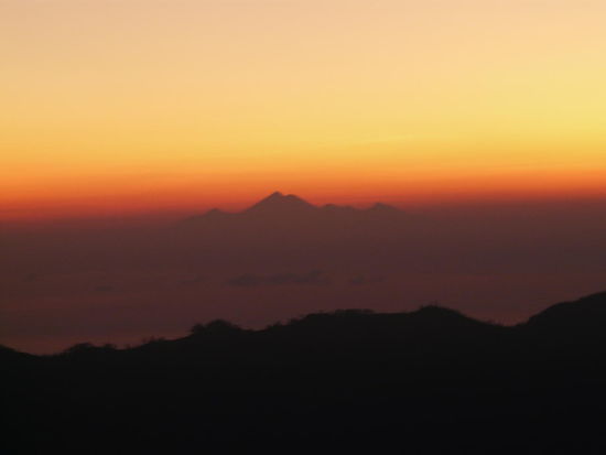 Lombok in der Morgenroete