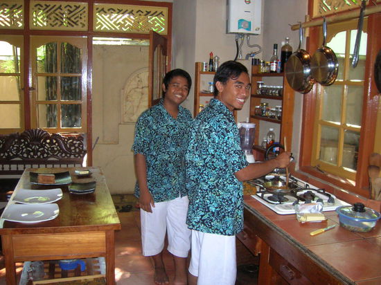 unsere guten Geister bei der Arbeit