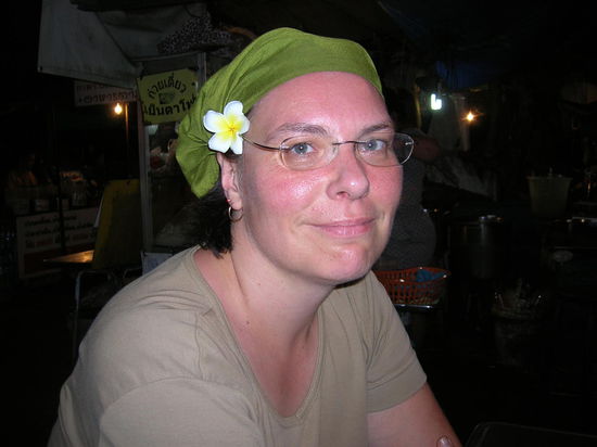 Aber zum Abendbrot strahlt sie schon wieder