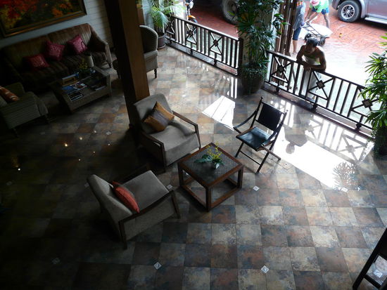 Reception unter Wasser