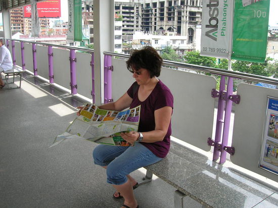 City Map Bangkok - auf japanisch - das versteht doch kein Mensch