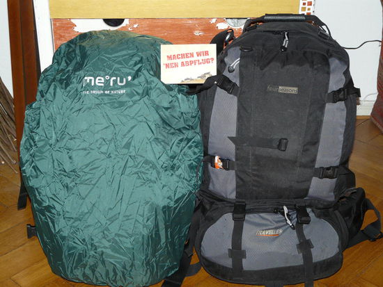 Wieder Erwarten...alles verpackt und vertäut 