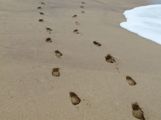 Deine Spuren im Sand....