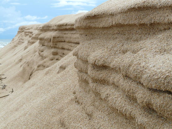 Sandskulpturen made by nature