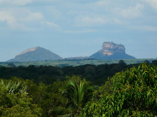 Blick von Dambulla nach Sigeriya