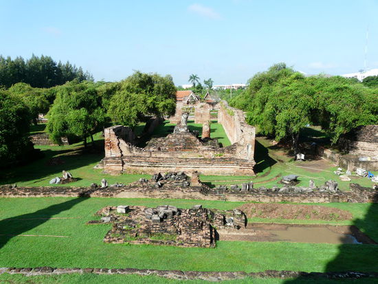 kaputte Steine in Ayutthaya