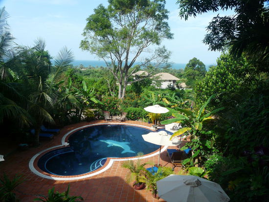 Blick vom Früstückstisch....