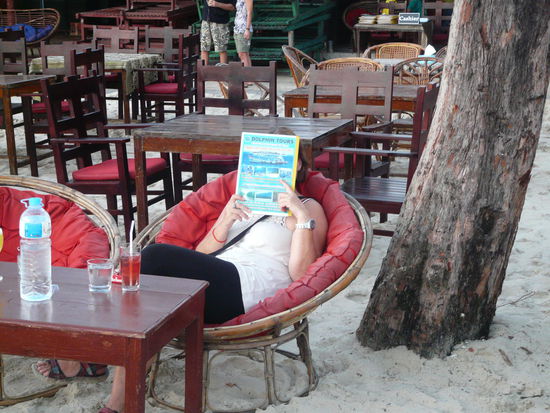 Sundowner im schlechten Versteck....