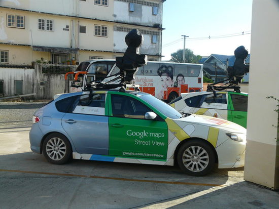 Google Street View ist auch schon da....