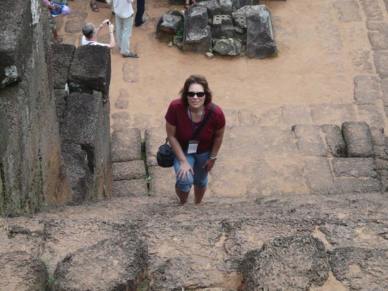 Steiler Aufstieg....